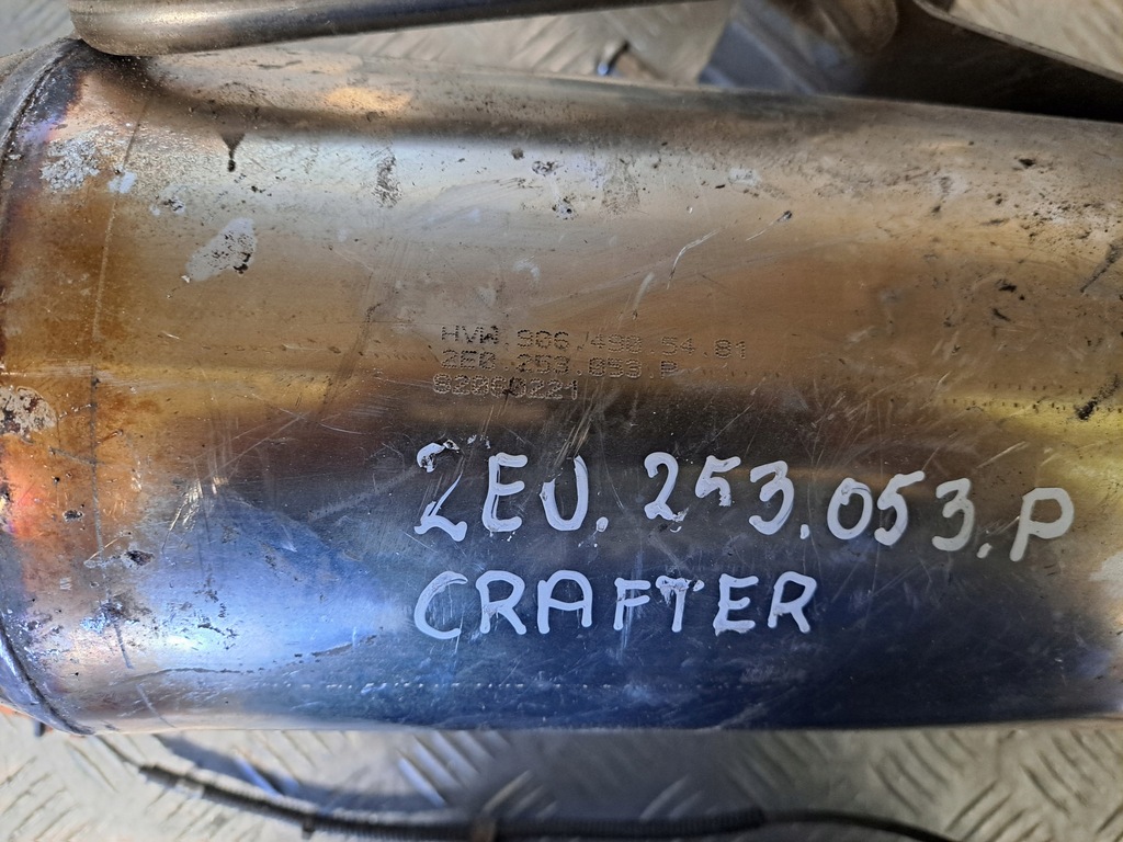 фото №6, Vw crafter 2.0 tdi фильтр dpf катализатор 2e0253053p