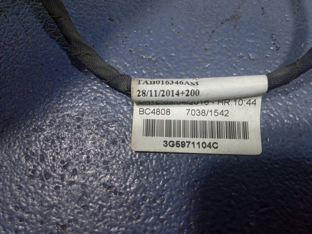 фото №6, Vw passat b8 джгут електропроводка паркування pdc бампера задня 3g5971104c