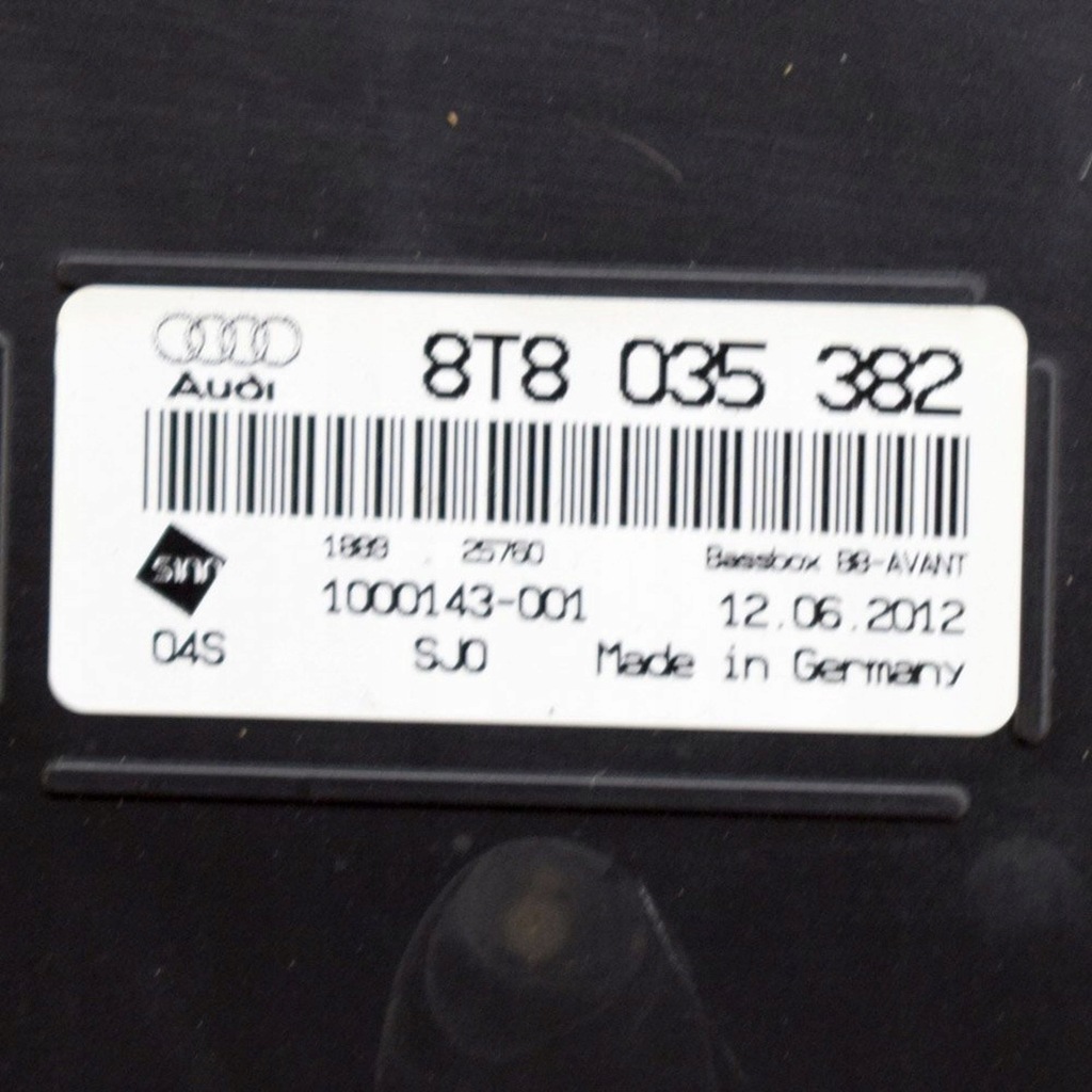 фото №6, Audi a5 sportback 8ta 2012 динамик низкочастотный