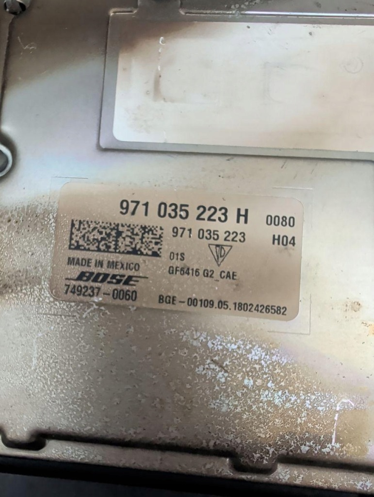 фото №13, Підсилювач bose 971035223h 971035223 porsche panamera 971