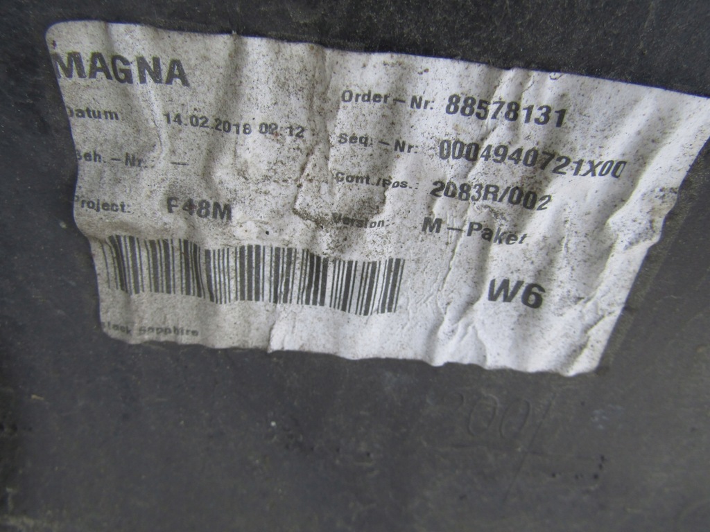 фото №9, Бампер bmw x1 f48 15-19 m-pakiet задняя pdc