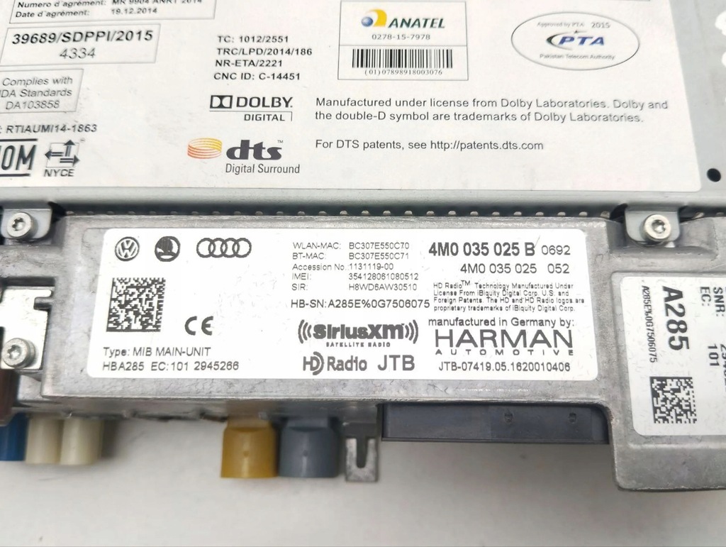 фото №11, Audi q7 4m 2017 автомагнитола