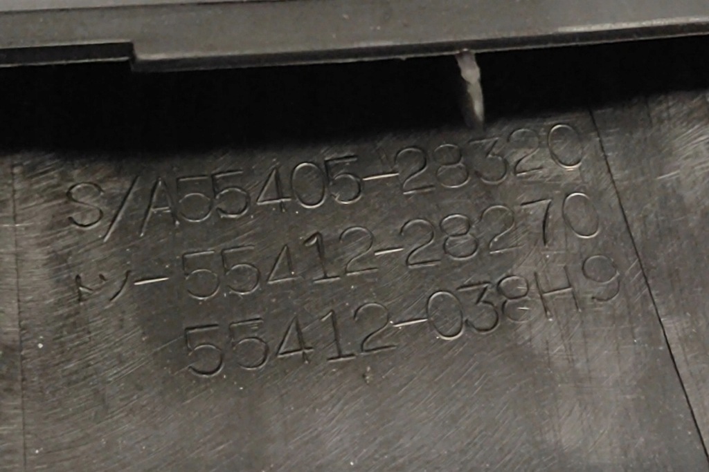 фото №7, Повітроводи панелі приладової панелі toyota previa _r3_ 5540528320 2.0l дизель 85kw