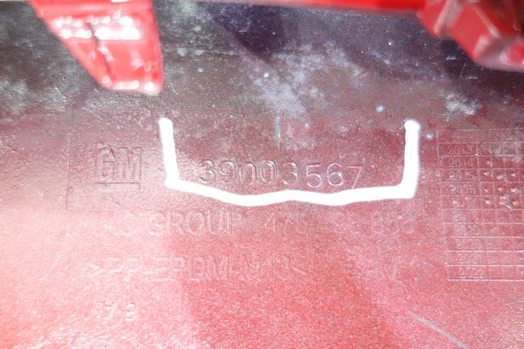 фото №8, Бампер перед opel corsa e 14- 39003567 червоний