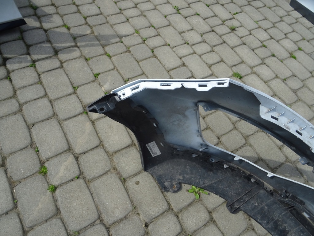 фото №6, Kia sportage iii бампер передний оригинал белый спойлер нижний