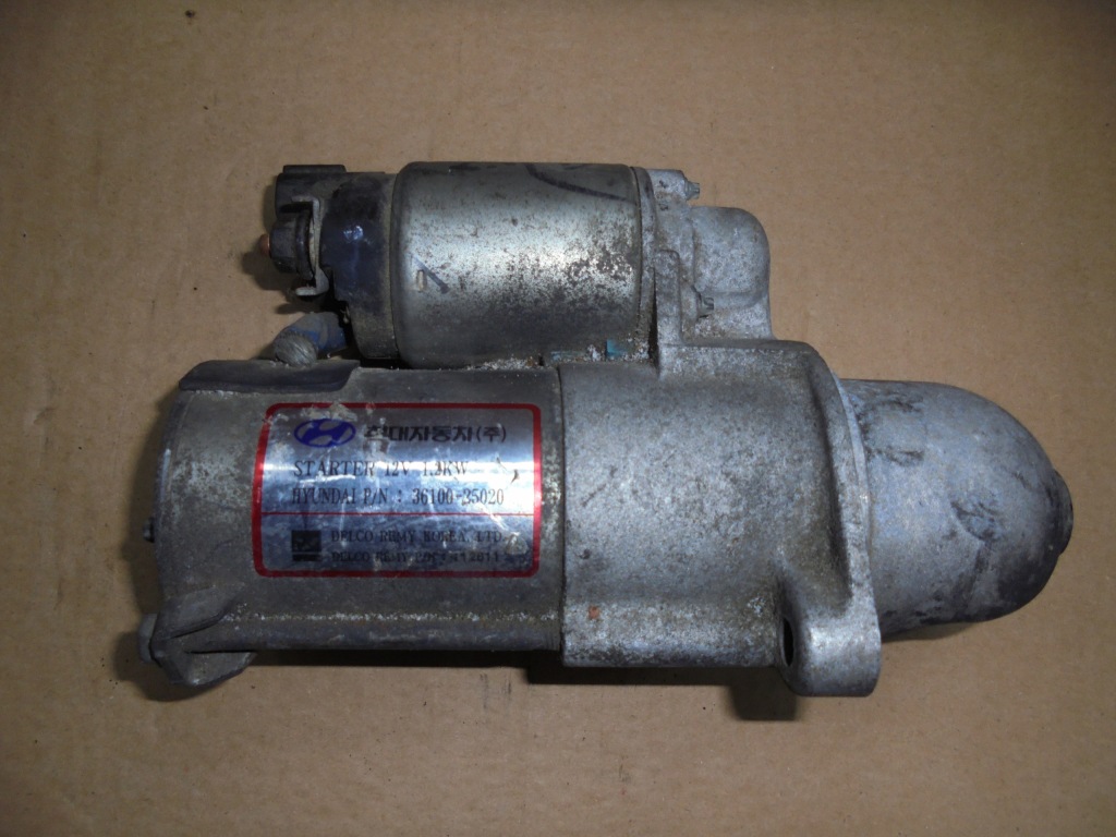 фото №1, Hyundai sonata 2.4b стартер 36100-35020