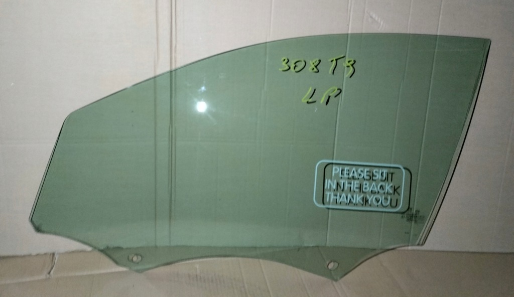 фото №1, Peugeot 308 ii t9 скло двері лівий перед 17 r