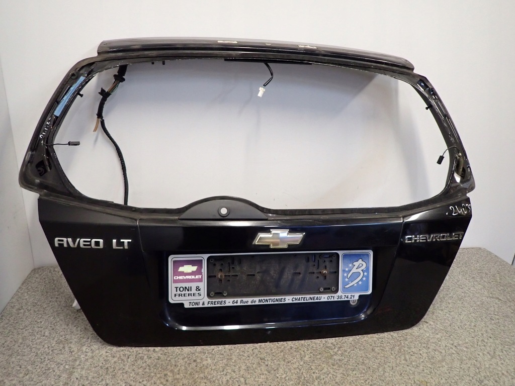 фото №5, Chevrolet aveo хэтчбек t250 07- крышка багажника багажника
