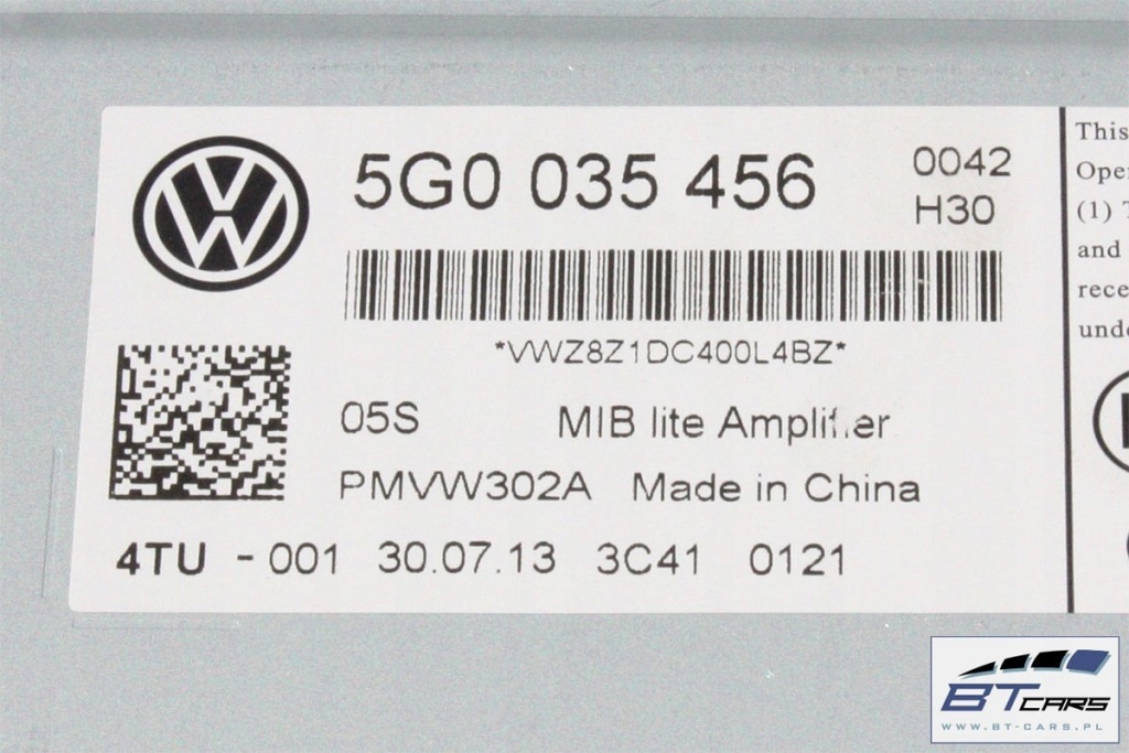 фото №10, Vw golf 7 sportsvan динамики + усилитель dynaudio 5g0035456 1k8035453 3g00