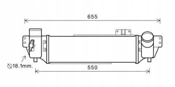 фото №1, Радиатор воздуха kia sorento 2.5 crdi