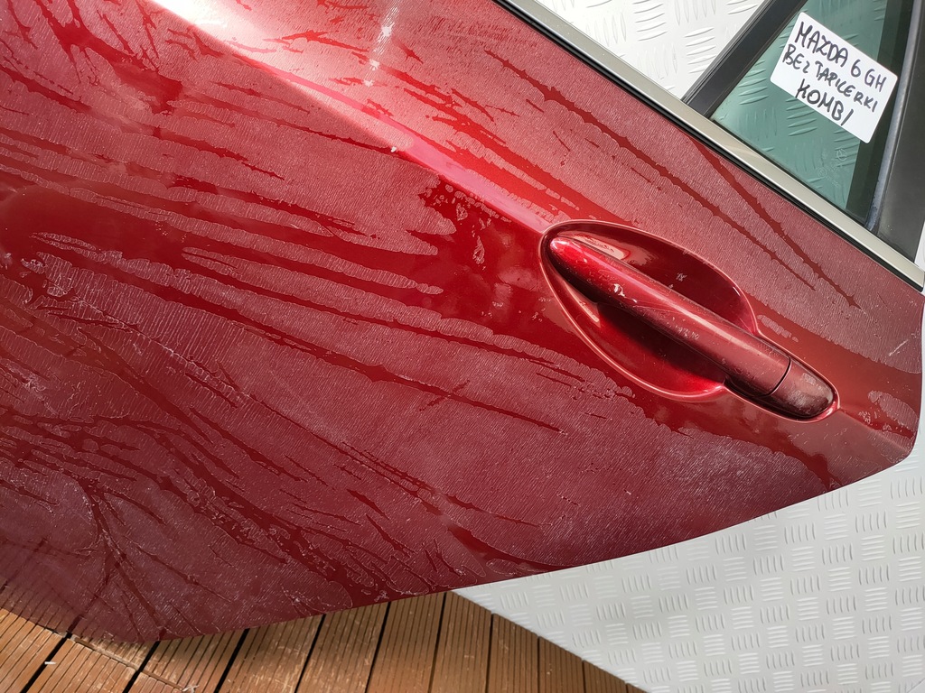 фото №6, Mazda 6 gh 08-12 kombi двері задні ліва задня оригінал лак оригінальний номер