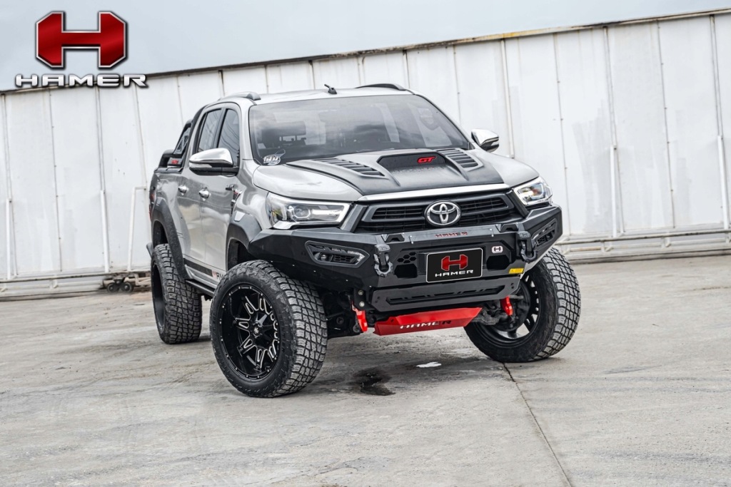 Бампер передний стальной offroad hamer atlas toyota hilux 2021- Доставка