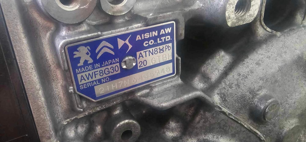 фото №6, Коробка передач aisin awf8g30 atn8 20gtbh opel corsa f 1.2 jak nowa