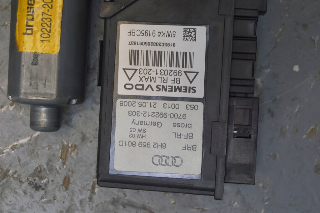 фото №14, Audi a4 b7 cabrio подъемник стекло левый 8h0837461a mh84