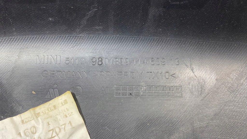 фото №10, Спойлер накладка бампера mini cooper s r60 задняя