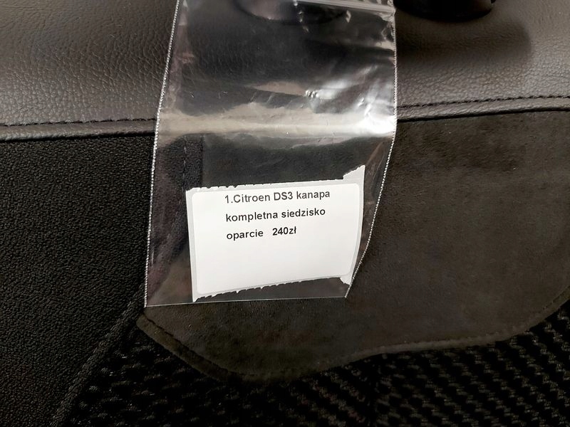 фото №6, Citroen ds3 заднее сиденье задняя задняя спинка сиденье