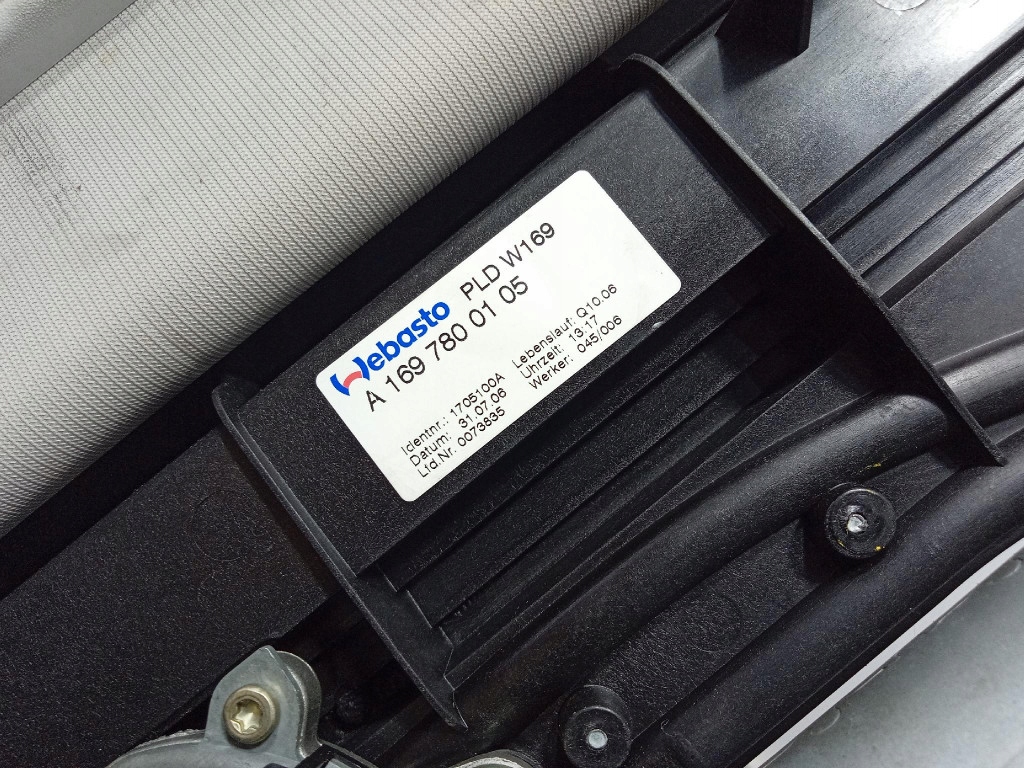 фото №9, Mercedes a klasa w169 люк панорама крыша панельный a1697800105