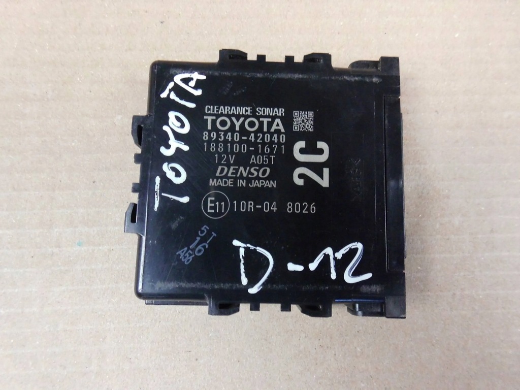 фото №1, Toyota rav4 iv модуль pdc 8934042040