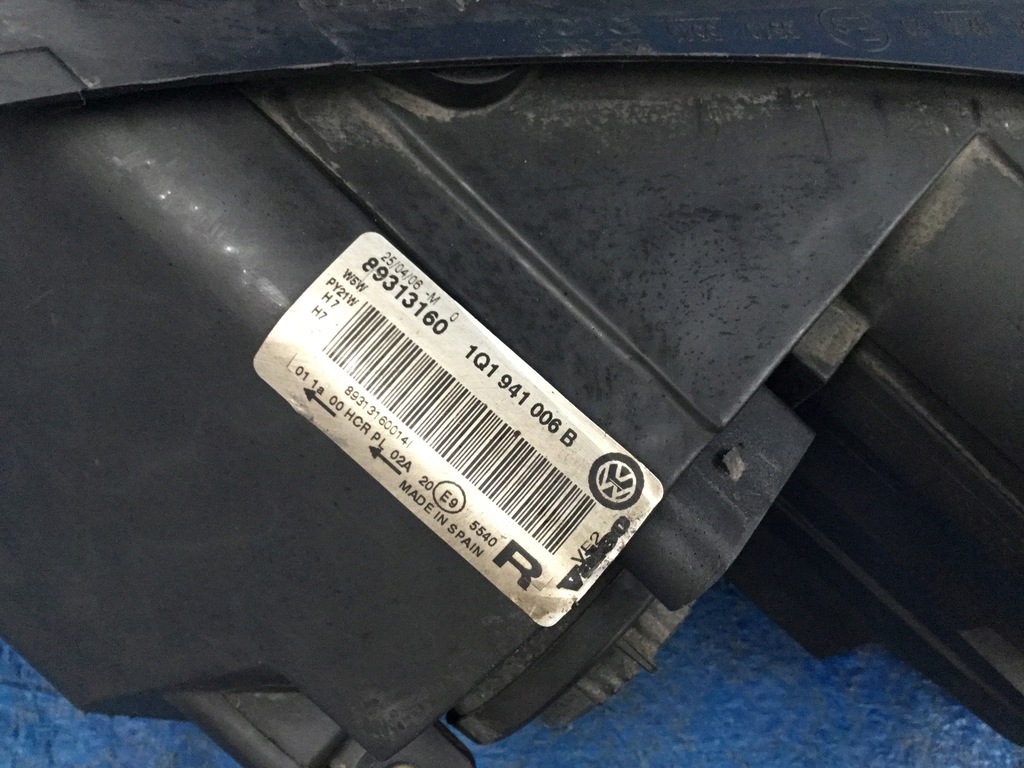 фото №7, Vw eos права лампа передня