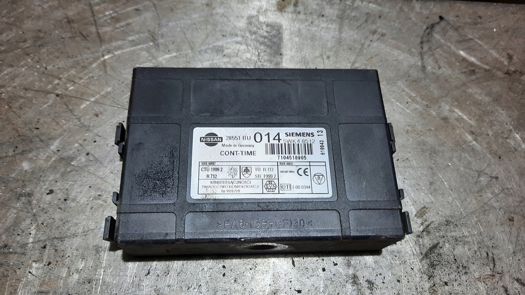 фото №1, Модуль комфорта nissan almera tino 02r 2.2d