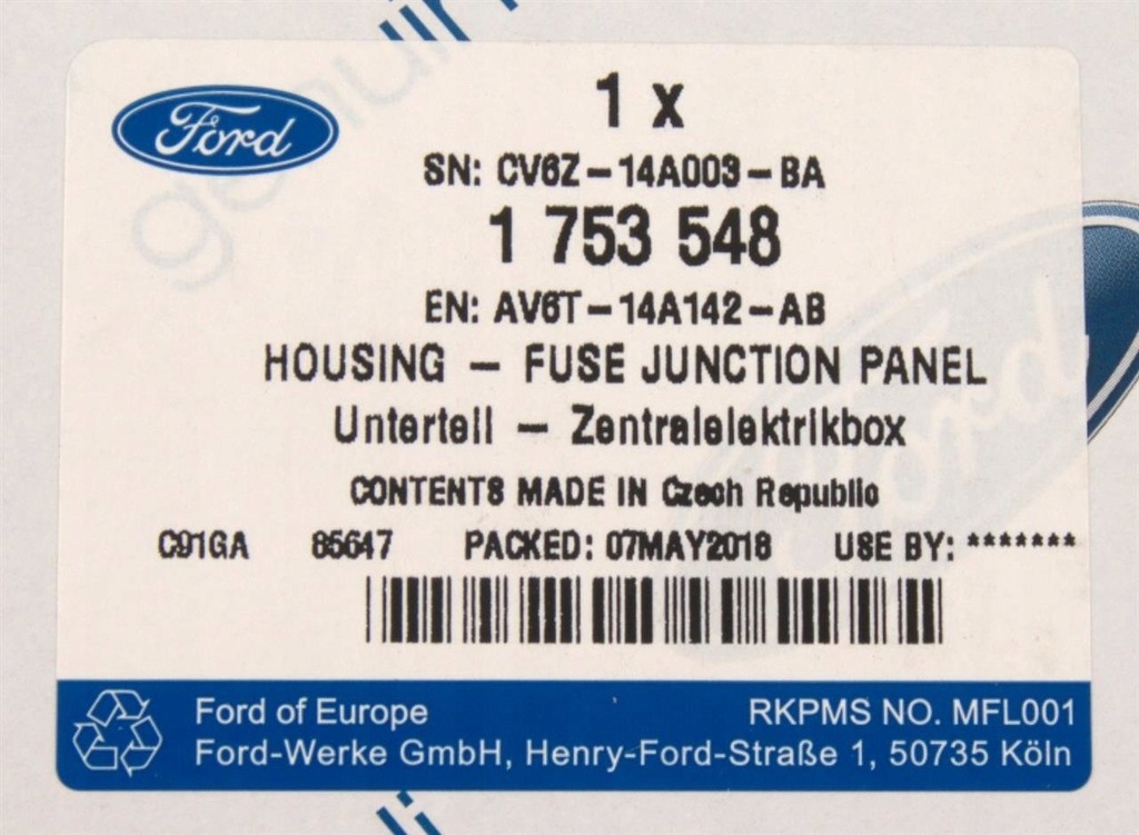 фото №9, Корпус коробка запобіжників focus kuga c-max