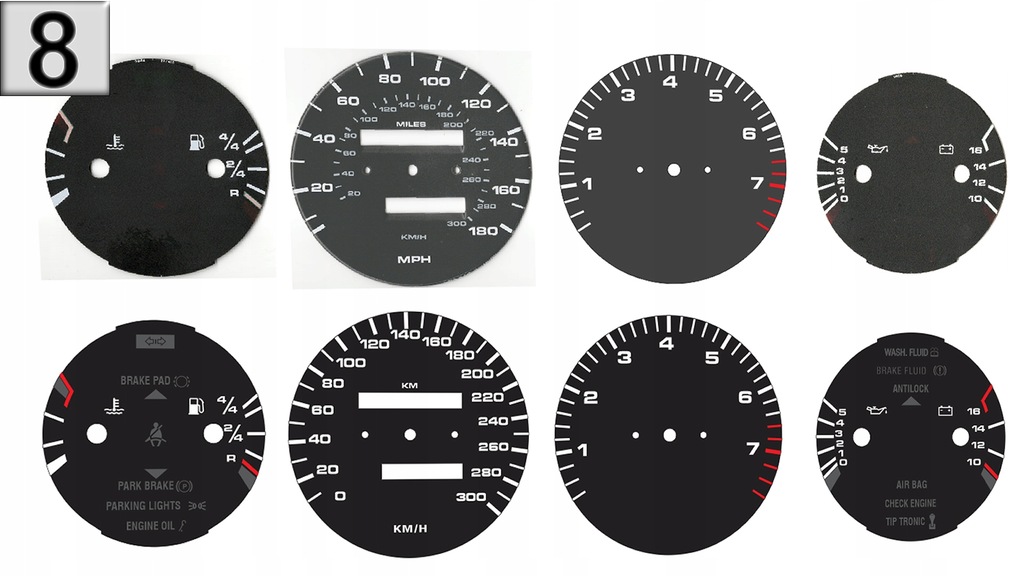 фото №12, Porsche 928 944 гальмівні диски спідометра замінник прилади