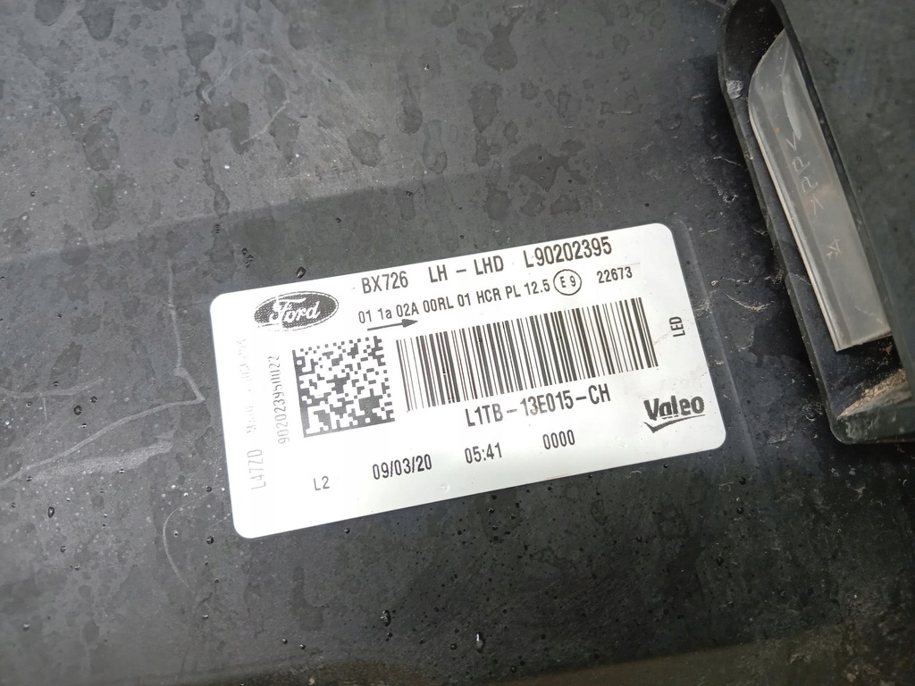 фото №7, Лампа ліва перед ford puma mk2