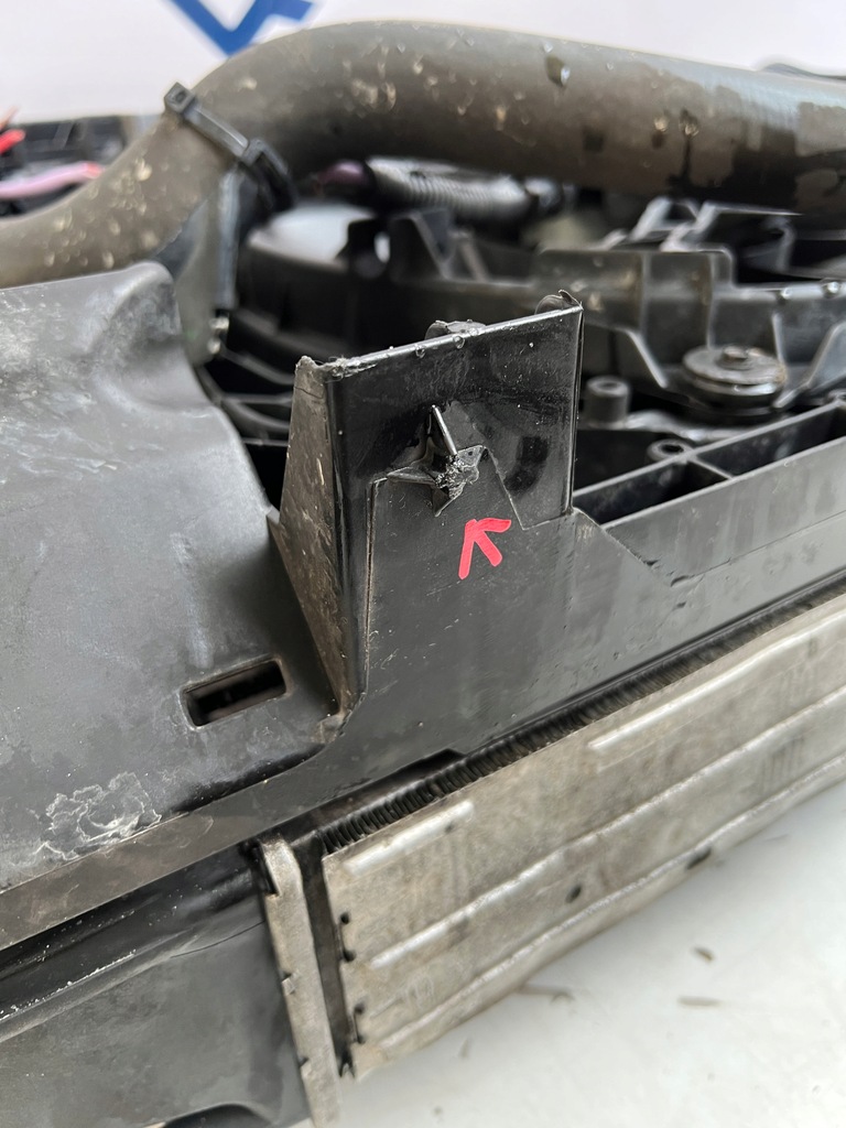 фото №16, Pas передній балка радіатор комплект радіатор renault megane iii lift дизель