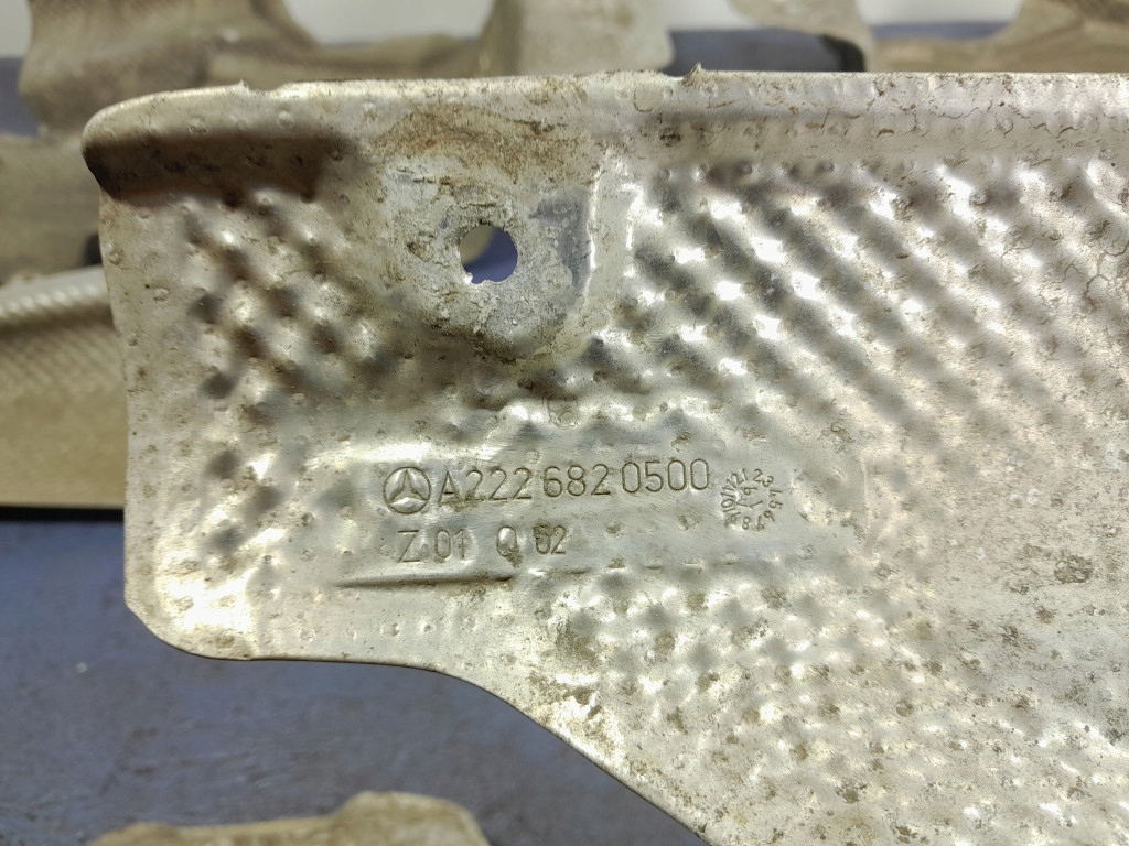 фото №8, Mercedes s w222 lift комплект захист termicznych глушників końcowych