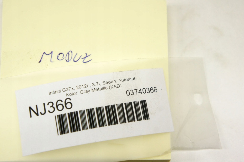 фото №6, Nj366 infiniti g37 модуль колонки 98800jk600