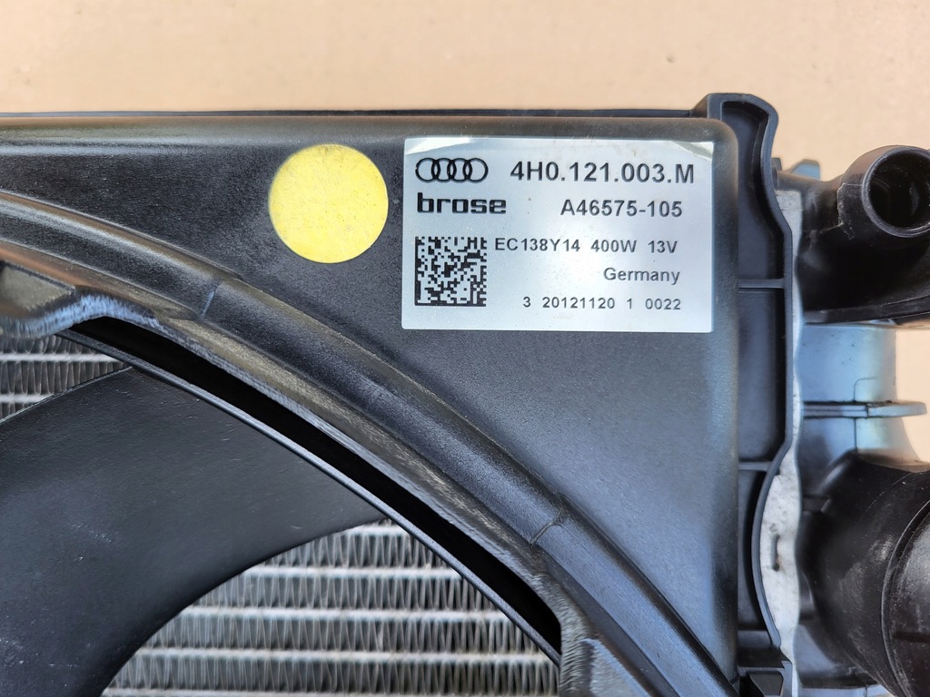 фото №11, Комплект радиатор audi rs6 c7 4g0 4.0 tfsi 560km 605km 2013-2018