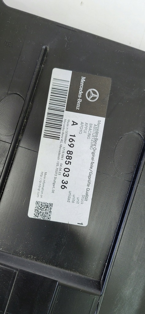 фото №16, Mercedes b-klasa абсорбер плита pod бампер оригинал a 169 885 03 36 новый