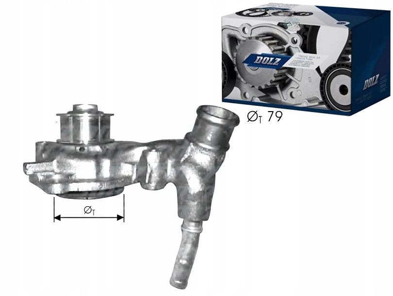 фото №1, Dolz f166 насос wody, охлаждение двигателя