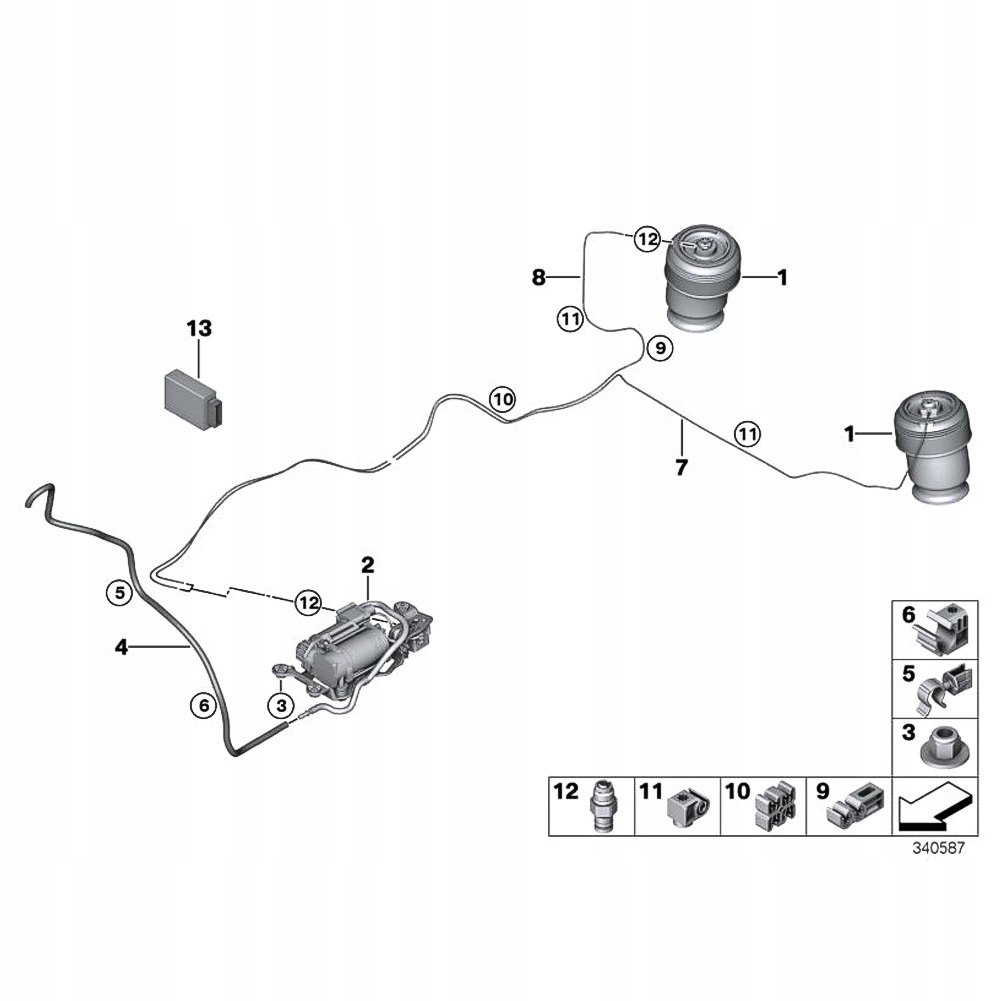 фото №11, Подушка пневматична заднього підвіска