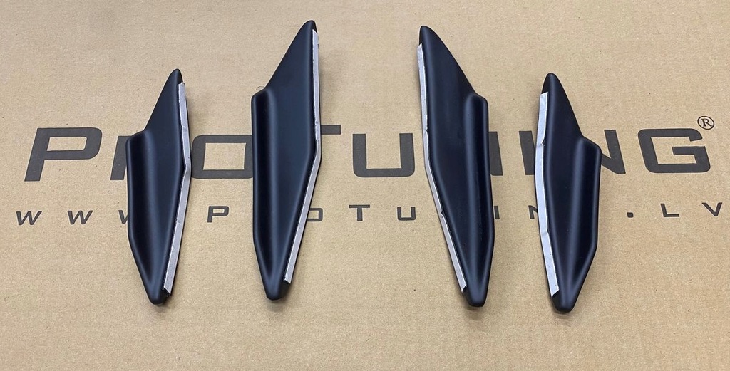 фото №7, Передній бампер боковий флапи / fins do audi tt s-line + tts 8s 14-18