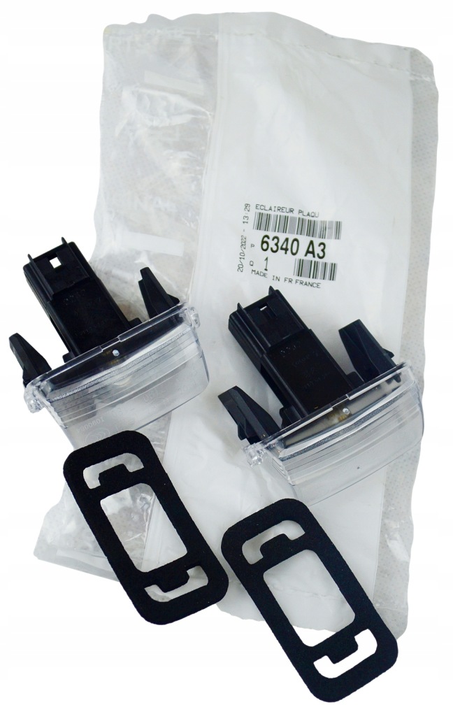 фото №1, Ліхтарі номерного знака 2x peugeot 308 406 5008 оригінал