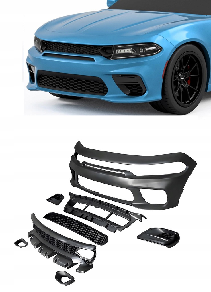 фото №1, Передній бампер перед dodge charger 2015-