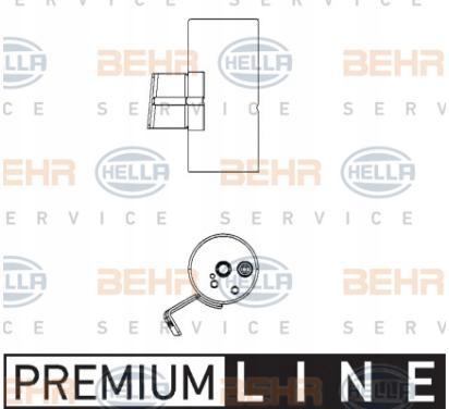 фото №1, Осушитель кондиционера behr hella 8ft 351 197-581