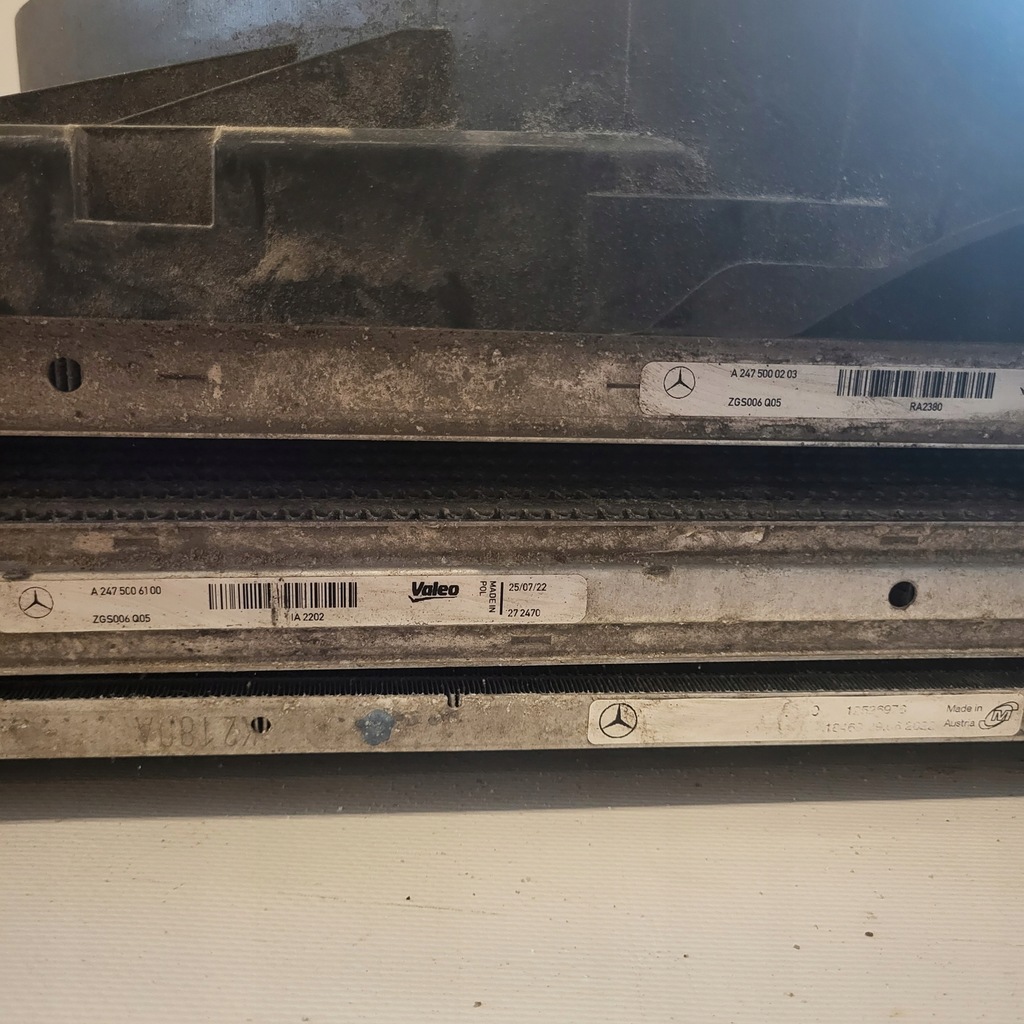 фото №9, Комплект радиатор mercedes b klasa w247 19- 2475000203 a2475000054