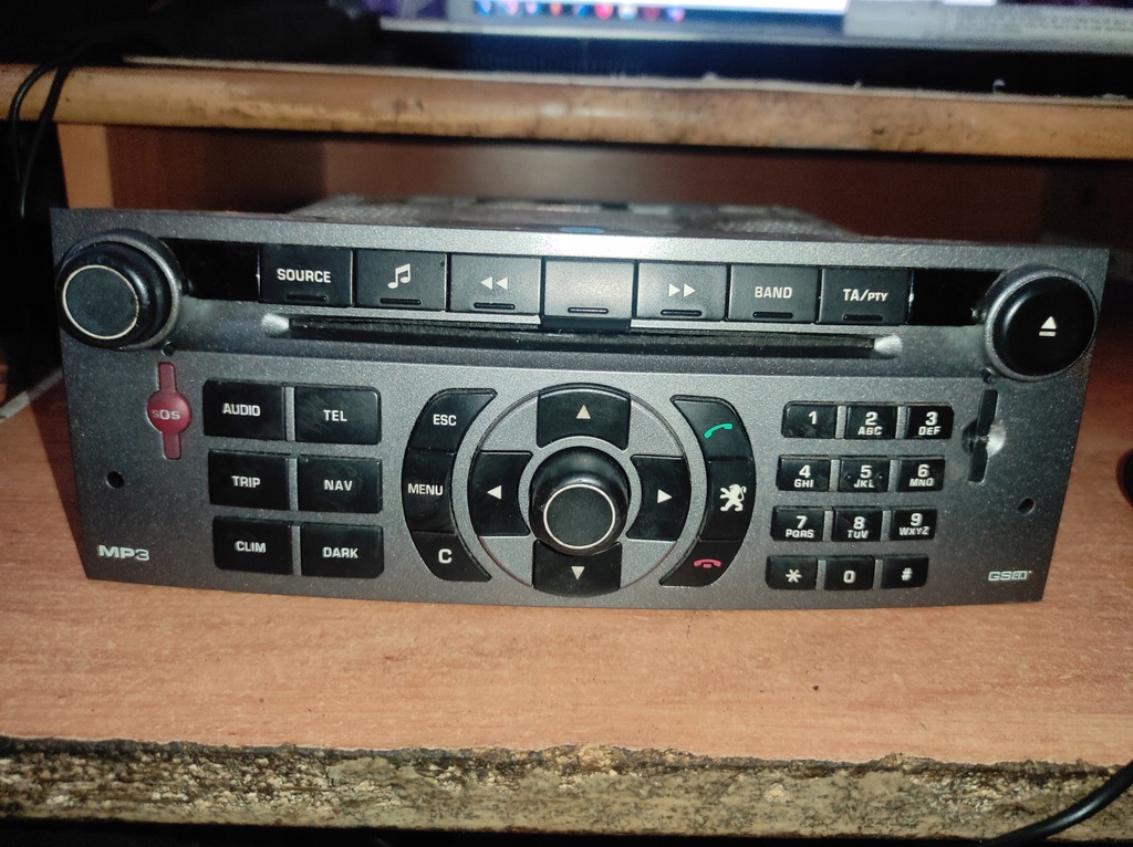 фото №1, 96632912xf радио заводской peugeot 407