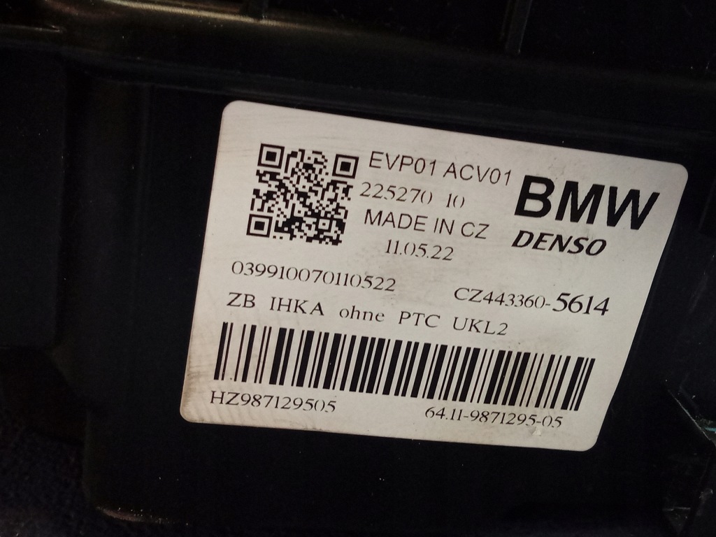 фото №7, Bmw 1 f40 2.0 b48 отопитель eu 116456-861