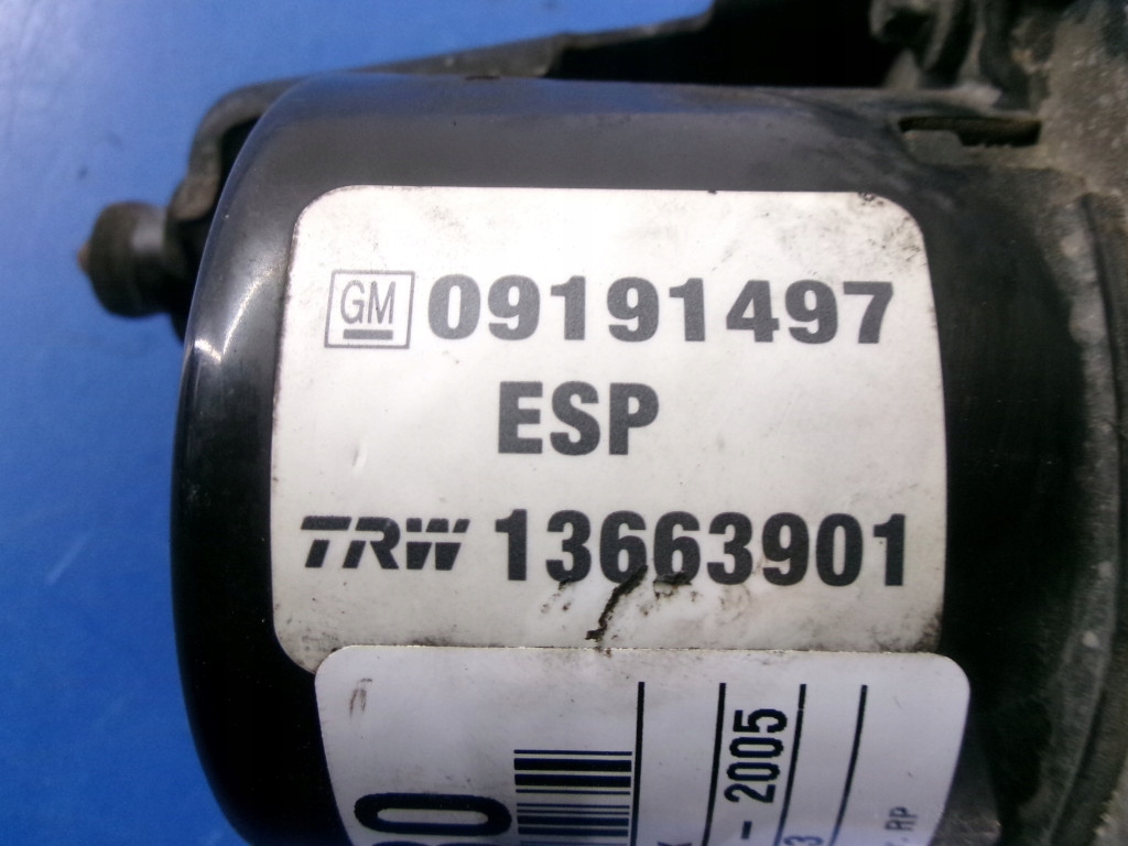 фото №6, Opel signum насос abs 09191497 trw 13663901 блок керування