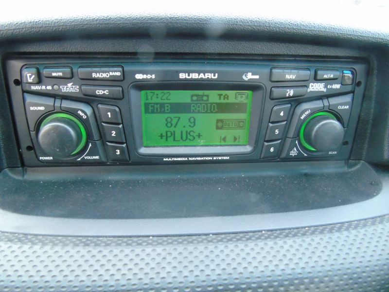 фото №2, Subaru forester ii радио навигация h001esa010 экран