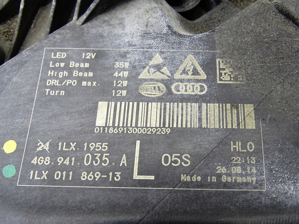 фото №12, Фара лампа лівий перед ліва передня matrix full led audi a7 4g lift