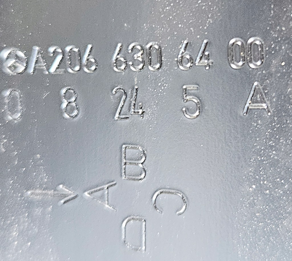 фото №7, Mercedes c-klasa w206 sedan крыло обшивка правая сторона