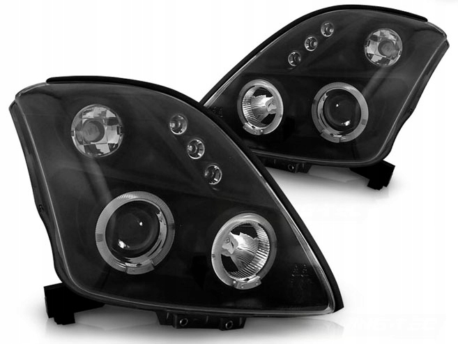 фото №1, Лампи suzuki swift iii iv mz ez 05-10r кільця led black