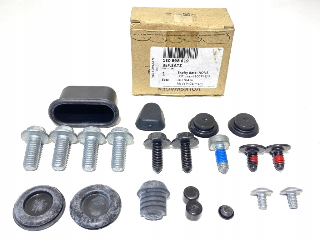 фото №1, Набір кліпси кріпильних двері vw up 1s0898619