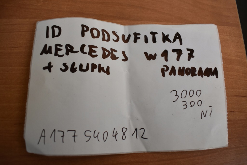 фото №7, Idealna kpl. стеля панорама + стійки лампа mercedes w177 1