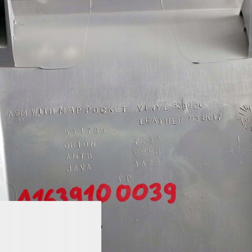 Mercedes w163 захист спинка кишеня сидіння перед Доставка