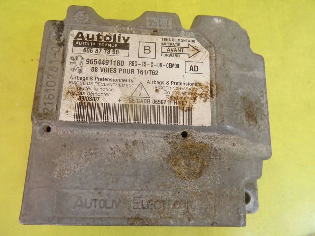 фото №1, Модуль датчик подушка безопасности peugeot 307 606877300 nr1504